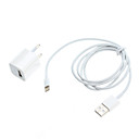 EU Plug USB Power Adapter with USB Cable for iPhone 5