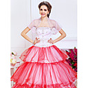 Excellent Short Sleeve Soft Tulle Wedding/Evening Jacket/Wrap With Embroidery (More Colors)