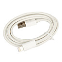 Lightning Sync and Charge Cable for iPhone 5, iPad Mini, iPad 4, iPods (White, 200cm)