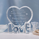 personalizada "amor" pastel de bodas