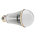 Dimmable E27 7W 630-650LM 6000-6500K Natural White Light Gray Shell LED Ball Bulb (85-265V)