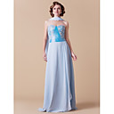 Sheath/Column Sweetheart Floor-length Chiffon And Taffeta Mother of the Bride Dress With A Wrap
