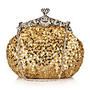 Shining Satin with Sequins Evening Handbag/Clutches(More Colors)