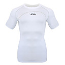 Mettant en vedette des super-Men Round Collar perméable à l'humidité élastique T-shirt (manches courtes)