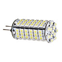 G4 5W 102x3528 SMD 400-420lm 6000-6500K Bianco Naturale lampadina LED Light Corn (12V)