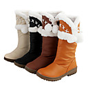 Mooie vrouwen van de Wol van Flat Mid-kalf Winter Snow Boots