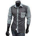 Men's Cheap Thicken Long Sleeve Leisure Shirt(Assorted Colors And Sizes)