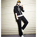 NAIYE Double Layers Collar Hoodie T-shirt Set