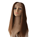 100% Indian Hair Lace Front 18 Inch Yaki Straight U-part Hair Wigs