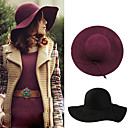 Women's Fashion Wool Tweed Hat