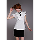 Women's Vintage Ruffle Collar Blouse Shirt