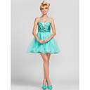 Ball Gown Sweetheart Short/Mini Tulle Cocktail Dress