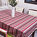 Stripe Cotton Linen Blend Table Cloths
