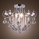 60W E27 Artistic Flush Mount Light in Crystal Ball Feature