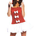 Cute Red Dress fourrure des femmes de Noël Costume (1 Pieces)