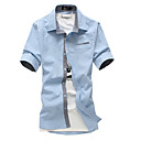 Mannen Katoen Slim Shirt