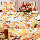 Country Multi-color Polyester Cotton Blend Print Floral Table Cloths