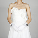 Delicate Satin Fingertips Wrist Length Party / Evening Gloves(More Colors)