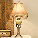 40W artistieke tafel licht met stoffen kap en Resin kandelaar