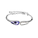 Beautiful Alloy Plating Platinum With Crystal Women's Bracelet(More Colors)