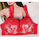 Red Bandeau Style Push-up Bra