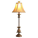 100W Modern Table licht met stoffen kap en bloemen kandelaar