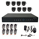 8 canali CCTV sistema di sicurezza domestica con 8 interna della fotocamera Sony CCD
