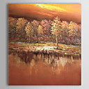 Hand geschilderd olieverfschilderij Landschap Bos 1.323-LS0237