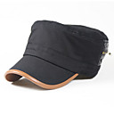 Zipper Décor Flat Hat with Leather Peak (55-58cm)