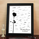 cadre de la signature personnalisée - rose (y compris châssis)