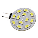 G4 6W 12x5730SMD de 550 570LM 6000-6500K Blanco Natural Light Bombilla LED Spot (12 V)