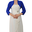Élégant manches 3/4 en mousseline de soie soir / mariage wrap / veste (plus de couleurs)