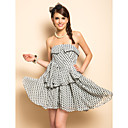 TS Polka Dots Bow Strap Dress