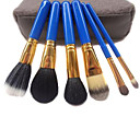 6Pcs Blue Brush Tarvel Set with Free Portable Bag