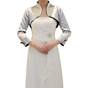 3/4 Evening Satin Manga / Vestido de casamento Enrole / Jacket (Mais Cores de)