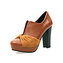 Leatherette Chunky Heel Ankle Boots Party / Evening Shoes (More Colors)