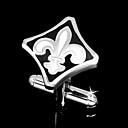 Boutons de manchette design Fleur-de-lys