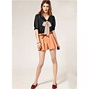 Peter mulheres blusa chiffon Pan Collar com Arco