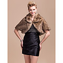 Elegant 3/4-Length Sleeves Long-Haired Fox Fur Faux Fur Special Occasion Jacket / Wrap (More Colors)