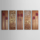 Hand Painted Oil Painting Abstract Set of 5 1303-AB0395