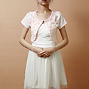 Gorgeous Short Sleeve Cotton-terylene Evening/Casual Wrap/Jacket(More Colors)