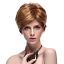 Capless Bestnote Synthetic Short Straight Brown Modische Perücken