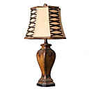 60W artistieke tafel licht met stoffen kap en Resin kandelaar