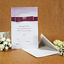 Convite de casamento elegante Design Simples (conjunto de 50)