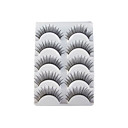 5 Pairs Black False Eyelashes 5-908