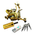 Cast Iron Hand-assembled Tattoo Machine Gun Liner and Shader