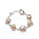 Verbazende Vrouwen legering met imitatie parel armband
