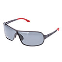 GOQSPORT PC Material Polarized Cycling Glasses (Red Frame,Black Lens) 00041H