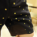 Men’s Beach Casual Black-yellow Trunks