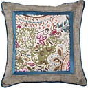 Fancy Floral Pattern Decorative Pillow Cover